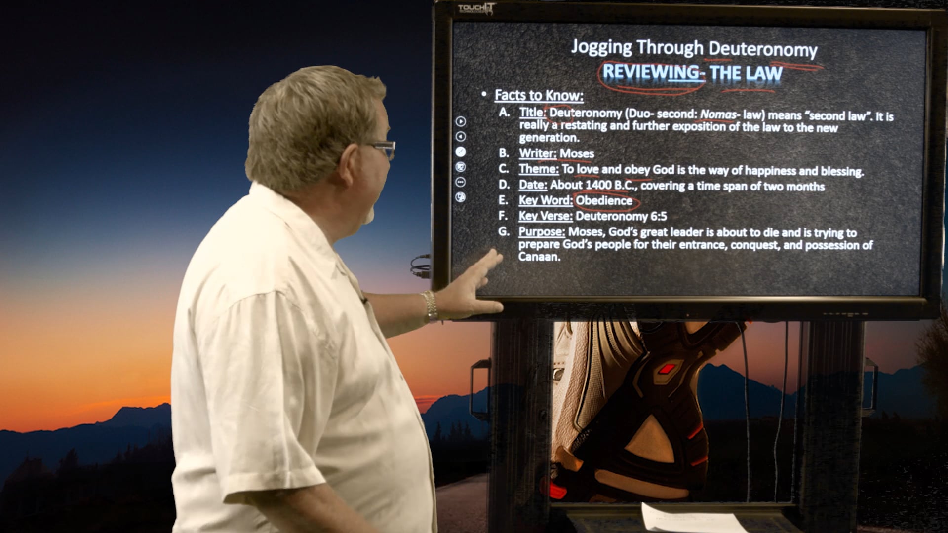 Jogging Through The Bible Deuteronomy on Vimeo