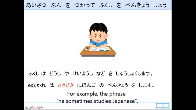 Lesson6　 “Greeting Sentences-Adverbs”