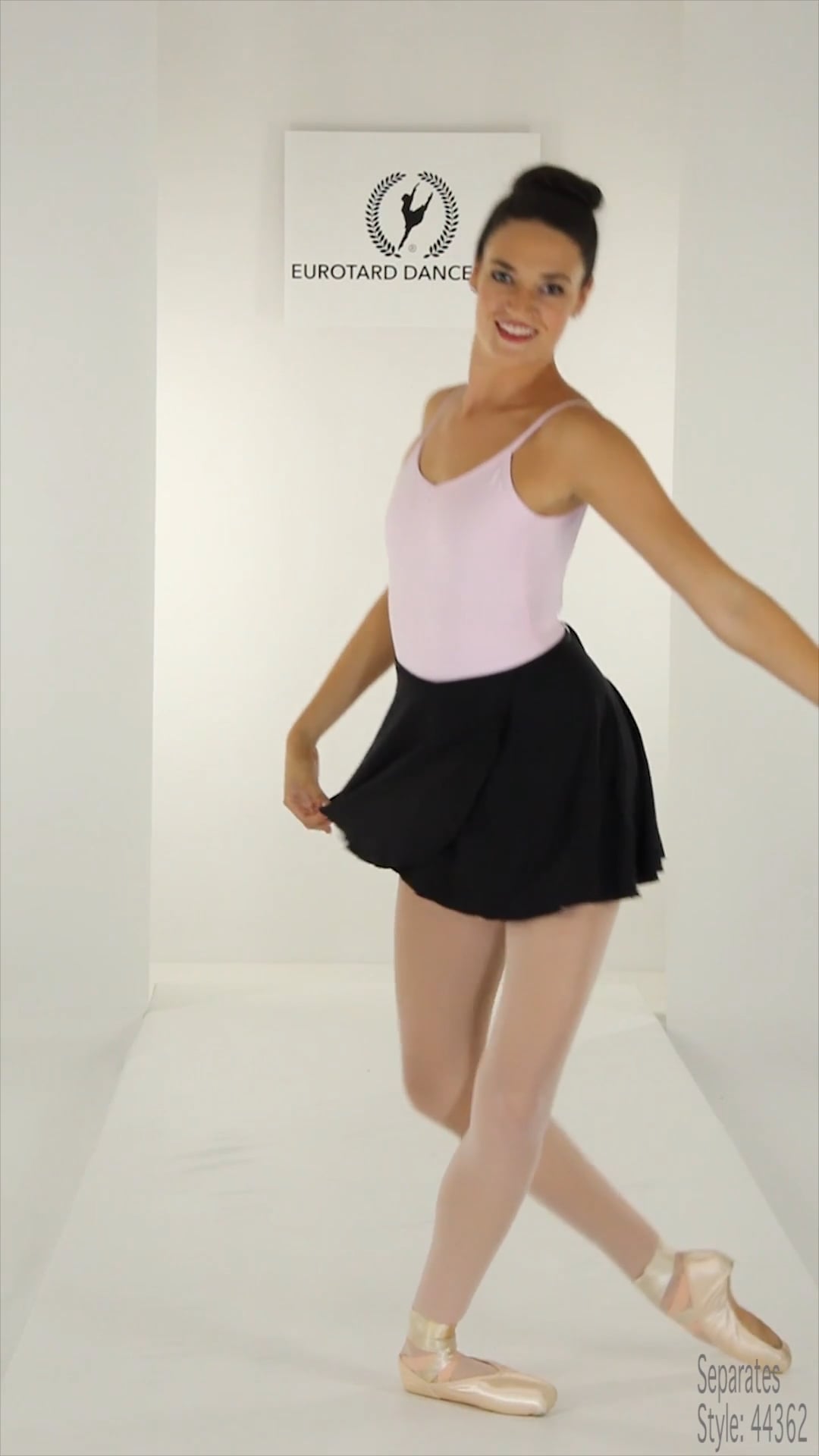 Eurotard Dancewear Microfiber Wrap Skirt - Style #44362 on Vimeo