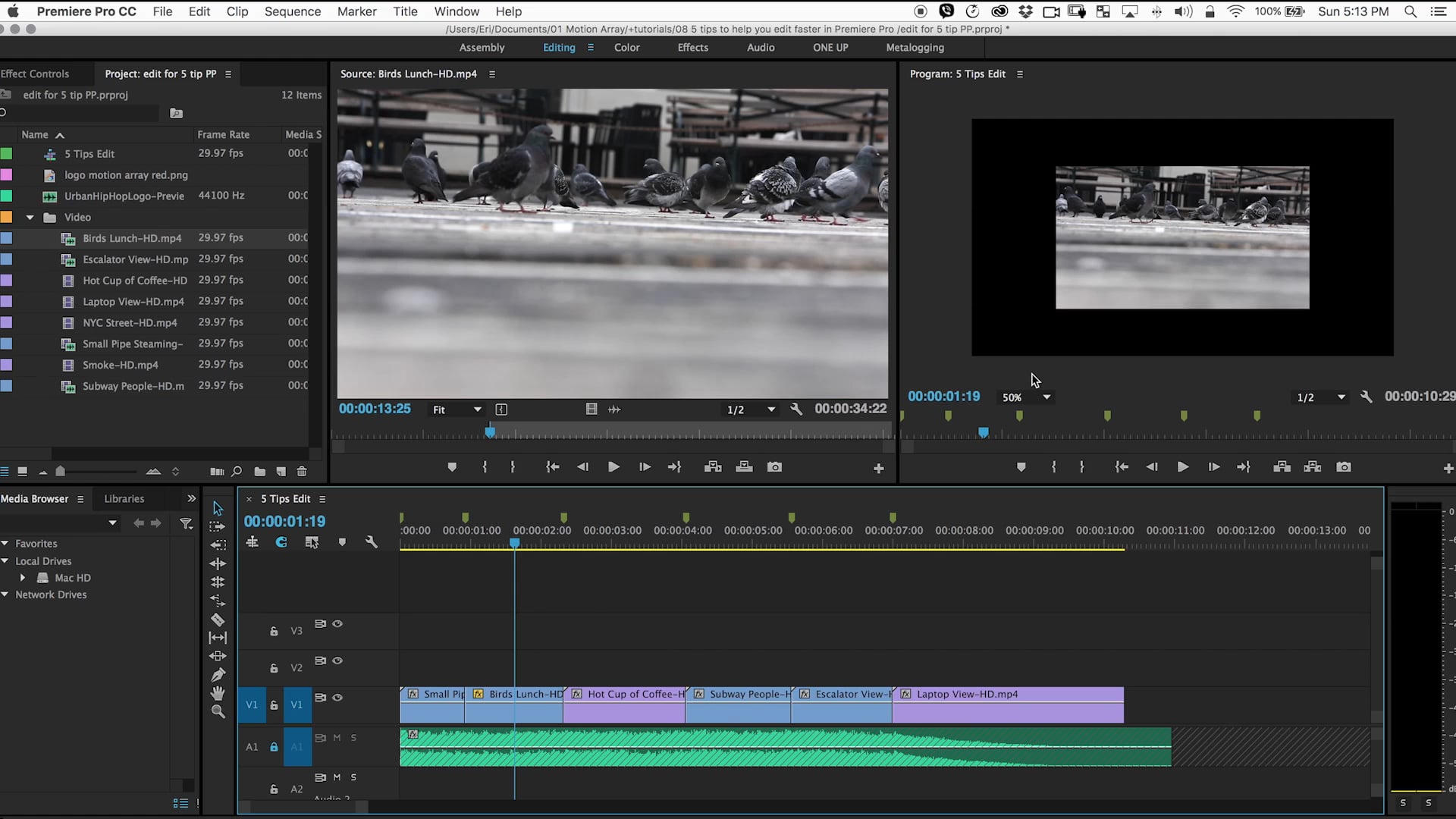 Tutorial: 5 Tips To Edit Faster In Premiere Pro on Vimeo