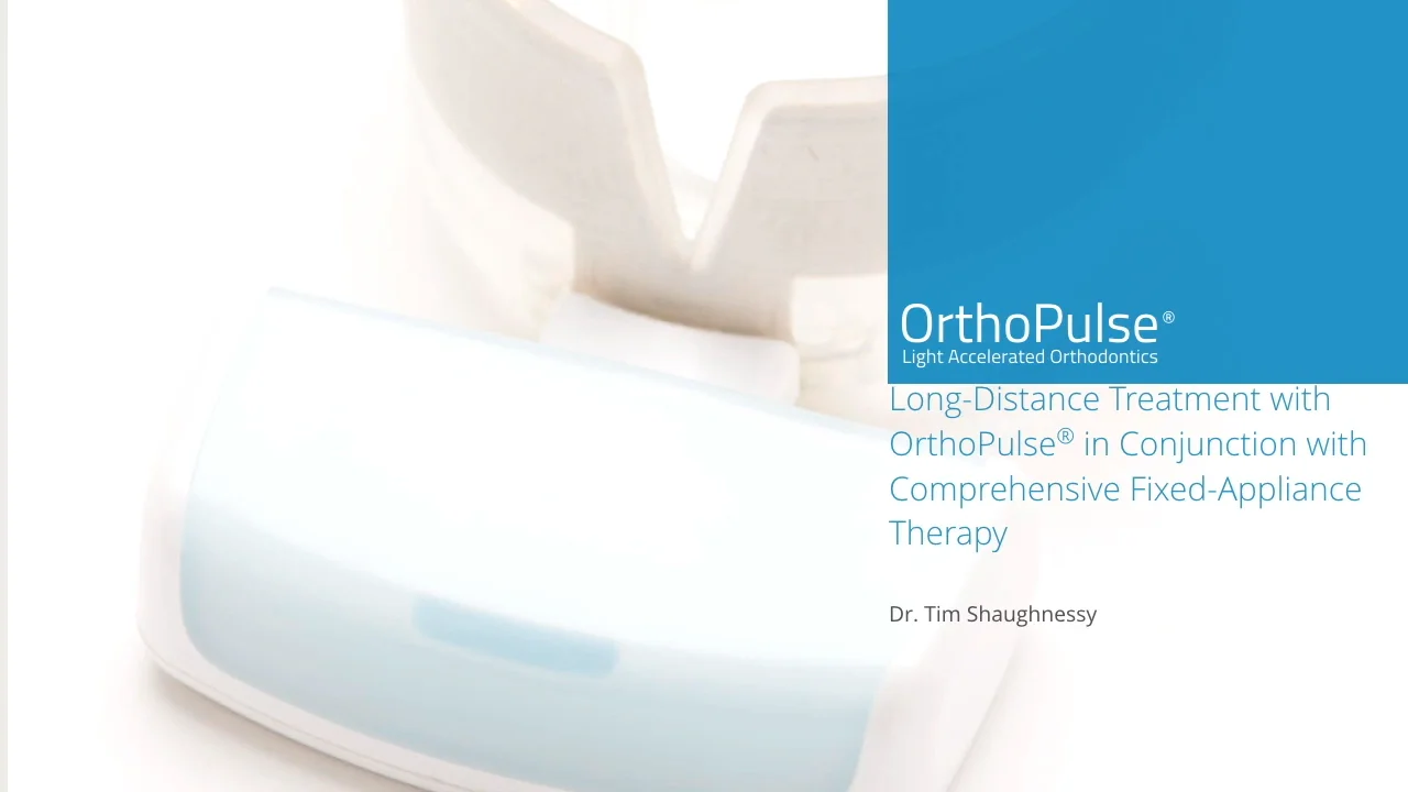 Dr. Tim Shaughnessy - Long Distance Treatment with OrthoPulse®