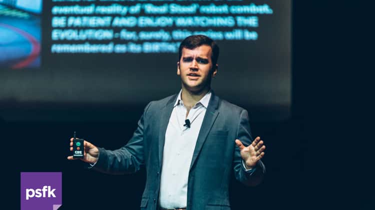 Nick Horbaczewski. CEO Founder Drone Racing League PSFK 2016