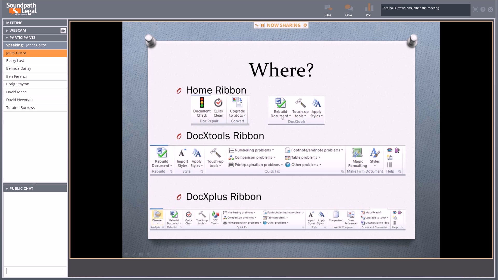 DocXtools Tech Session 1 Doc Ck and Quick Clean on Vimeo