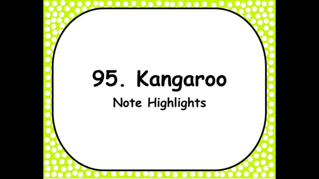 Kangaroo | MusicplayOnline