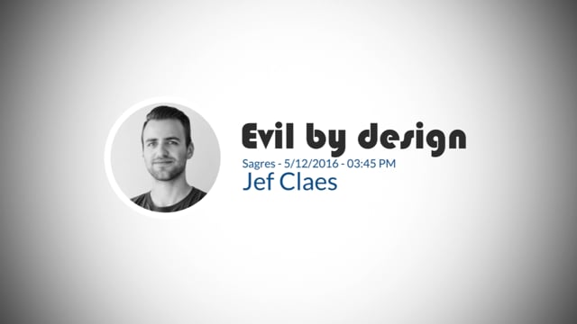 Jef Claes-Evil By Design