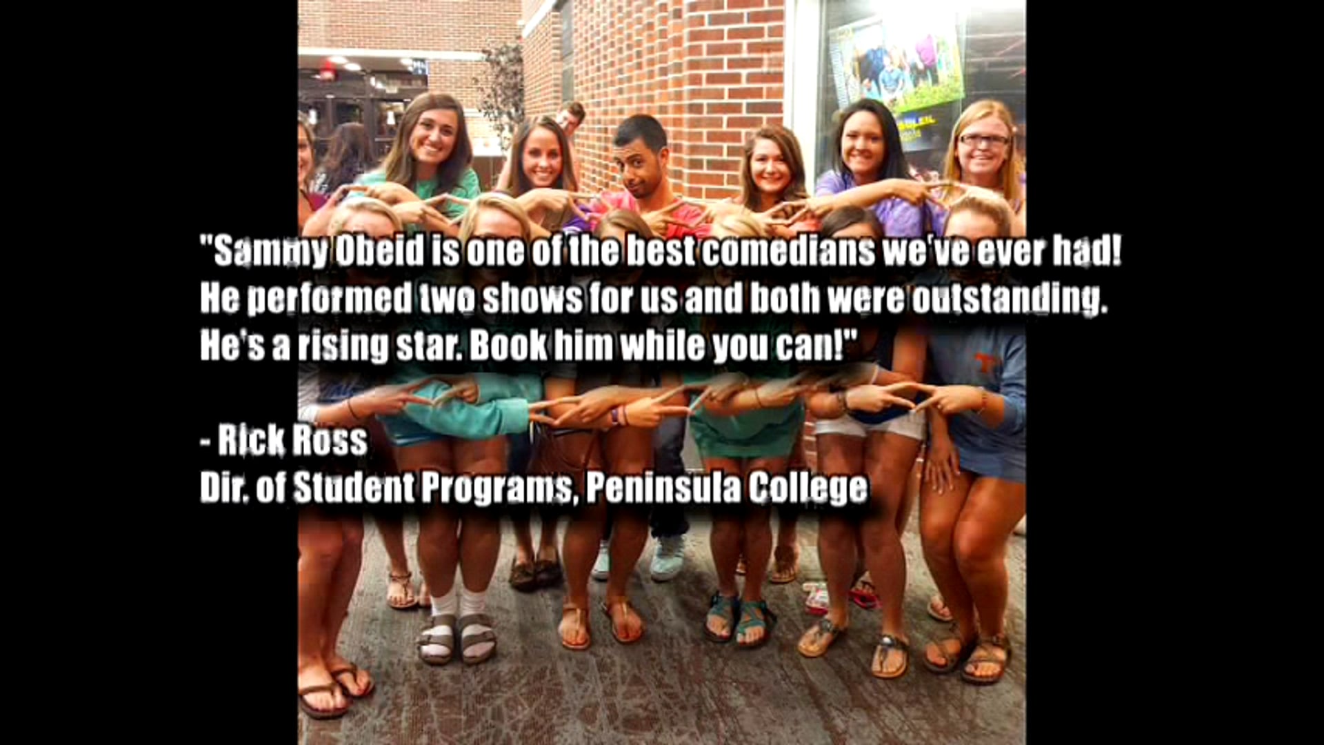 Promotional video thumbnail 1 for Sammy Obeid