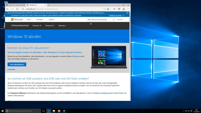 Windows 10 neu installieren