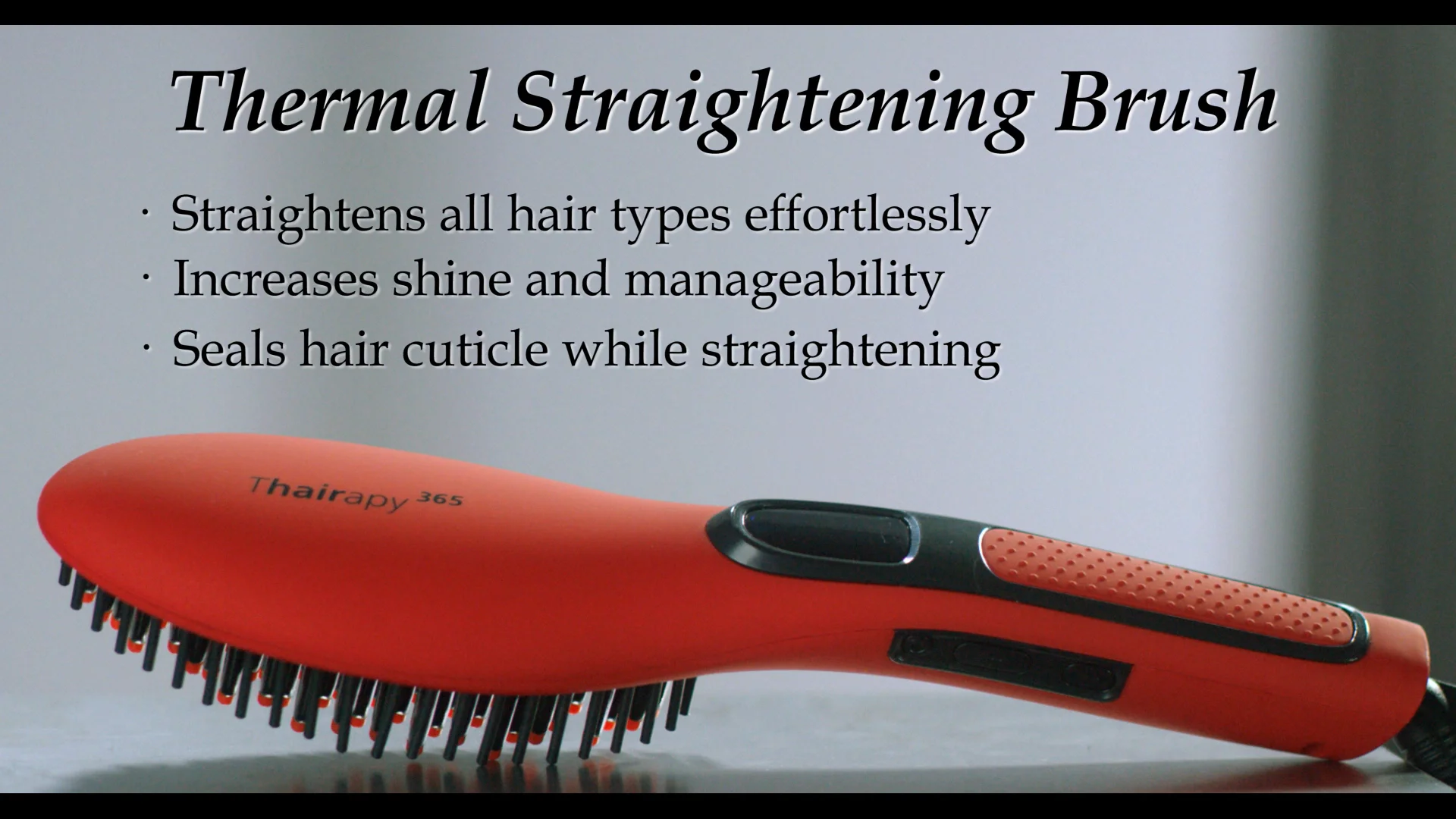 Thairapy 365 shop ultrasonic straightening brush