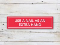 Use a Nail as an Extra Hand