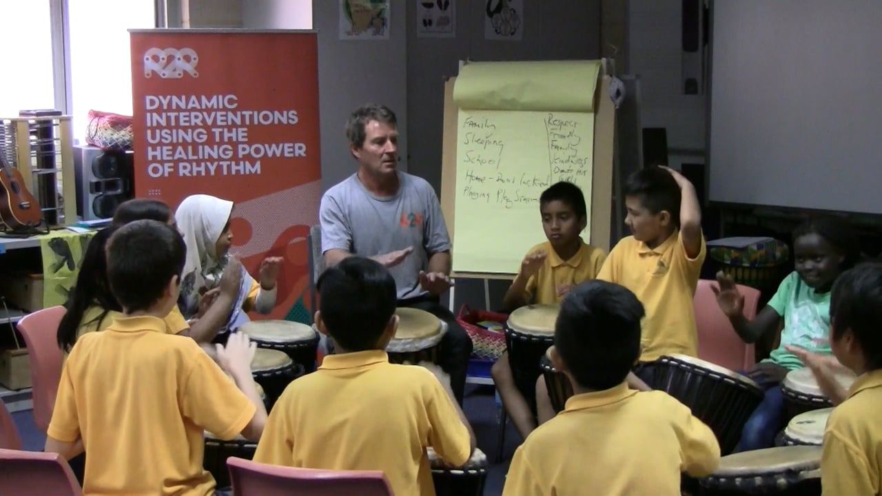 The Heartbeat Rhythms with kids