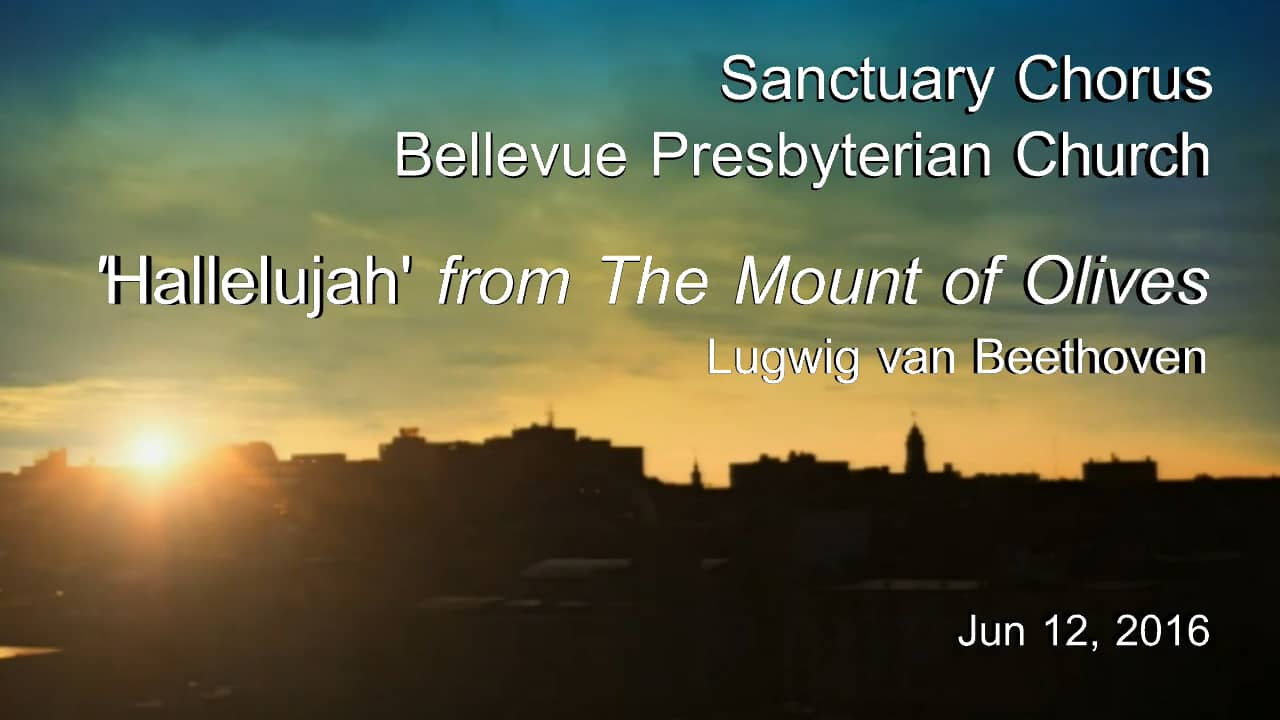 'Hallelujah' from The Mount of Olives Ludwig van Beethoven on Vimeo