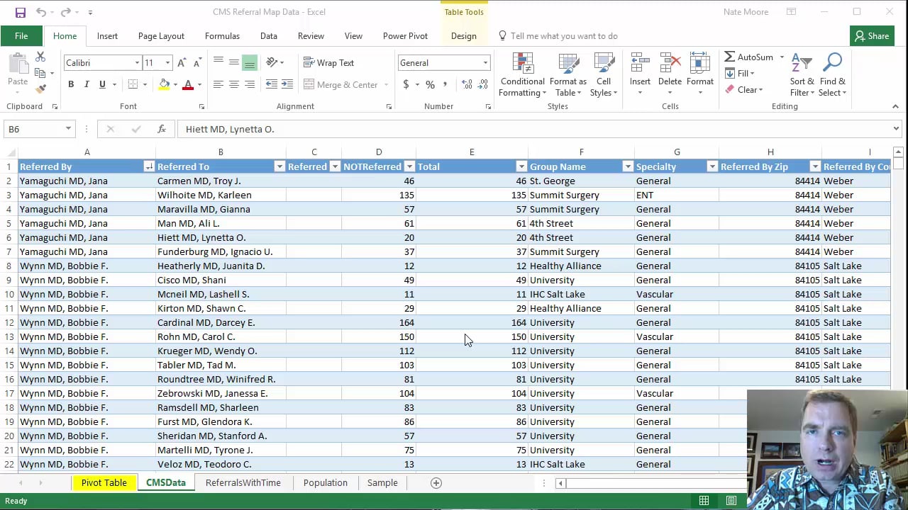 Excel Video 512 Multiple Datasets in 3D Maps