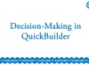 QB02 - Decision Making with QuickBuilder