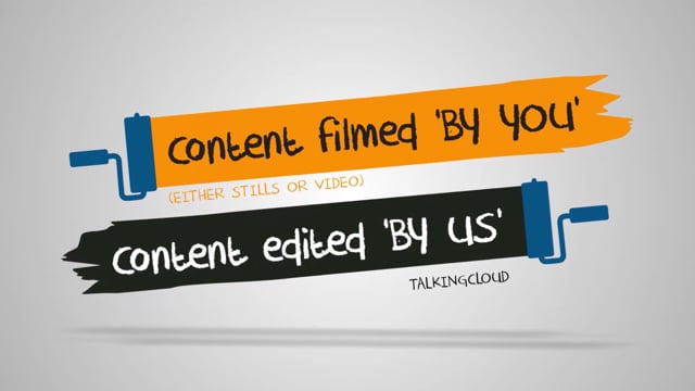 You Shoot, We Edit - talkingcloud