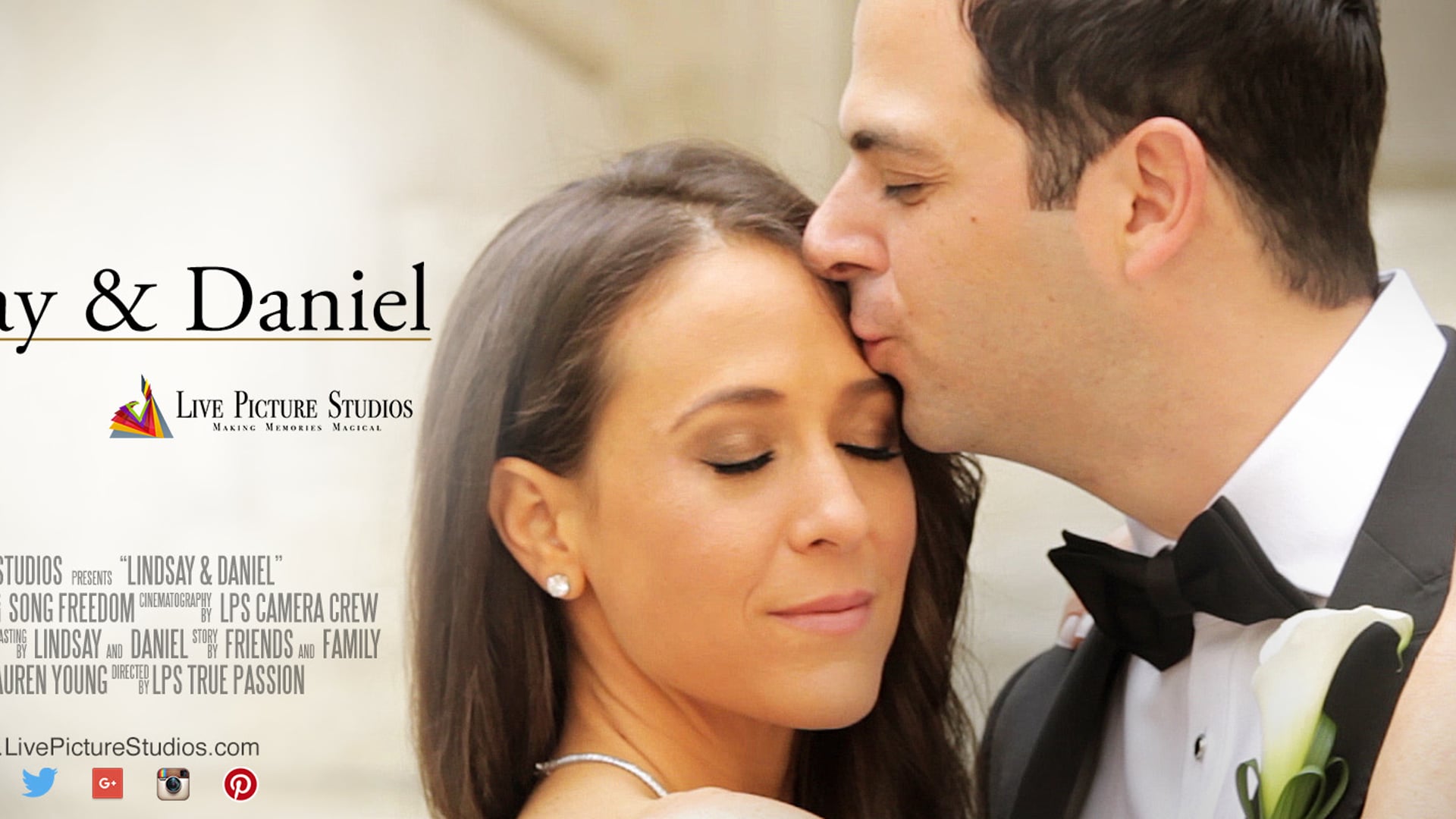 Lindsay and Daniel Wedding Highlight at The New York Public Library, NY