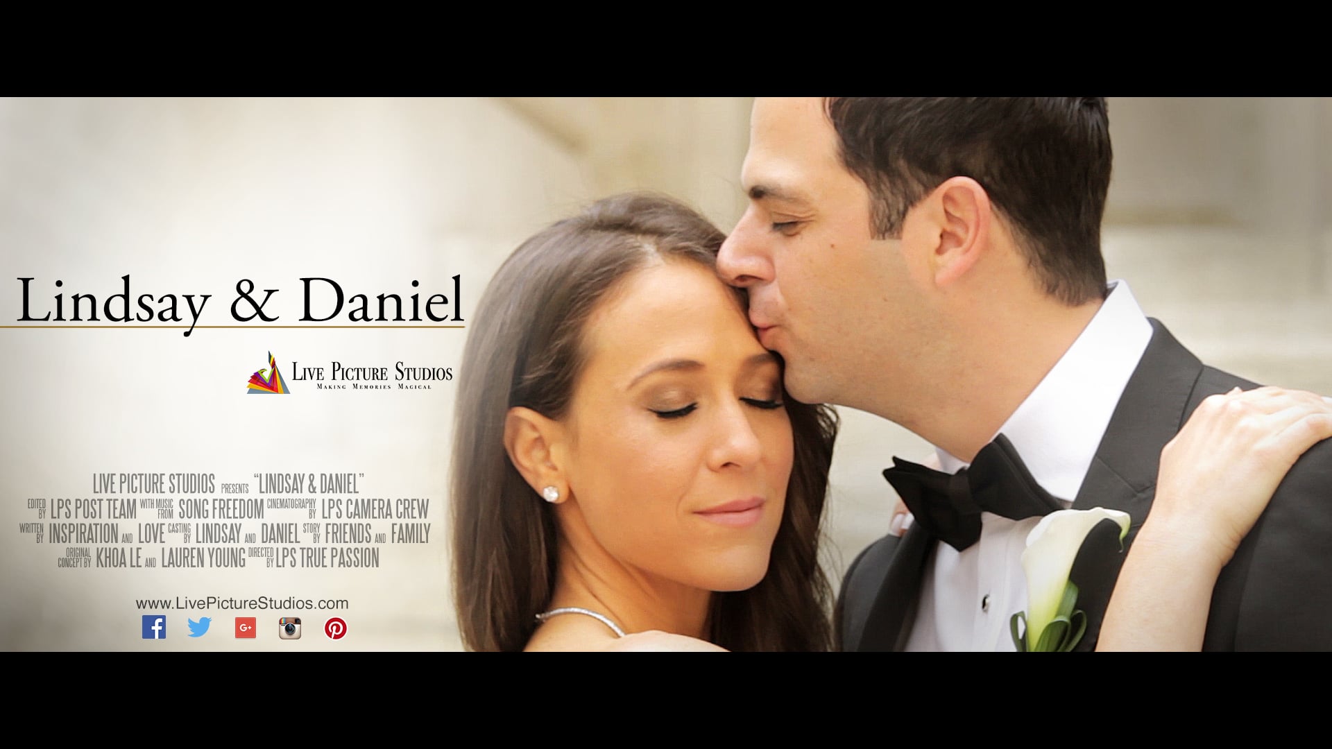 Lindsay and Daniel Wedding Highlight at The New York Public Library, NY