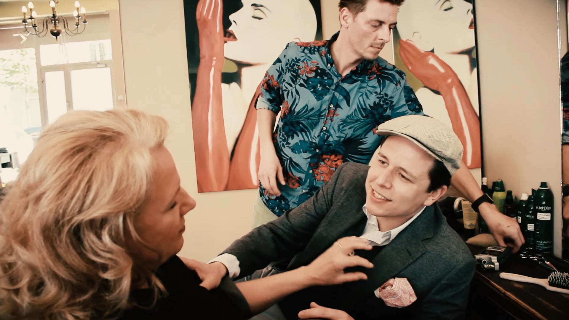 CHEKHOV ON THE ROAD - At the Figaro - Arkadina & Kostja