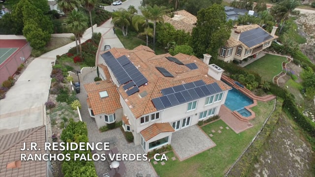 45 LG 315W solar panels and 45 Enphase S280 invertersSet on a hilltop and surrounded by a pristine pool and tennis courts, the J.R. Residence is one to admire. Its value further increased when the owners installed solar panels from Aikyum Solar. The owner