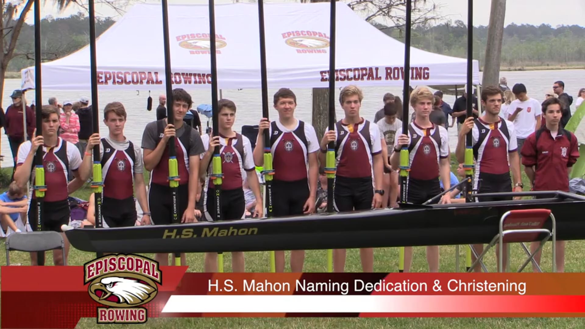 HS Mahon Dedication Jacksonville Episcopal Rowing