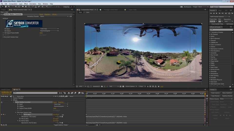 stabilize drone footage