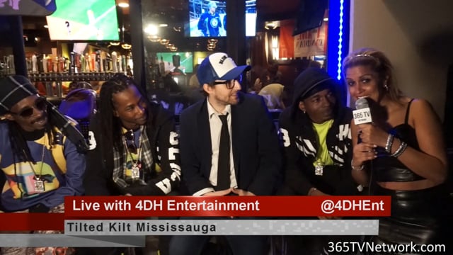 Out and About 365 Live at the Tilted Kilt, Post Performance Interview with 4DH