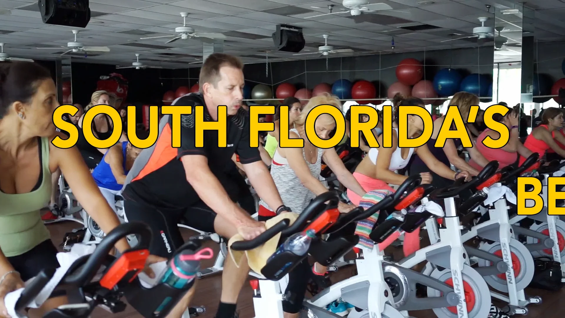 Olympia Gym Aventura New Spin Bike Video