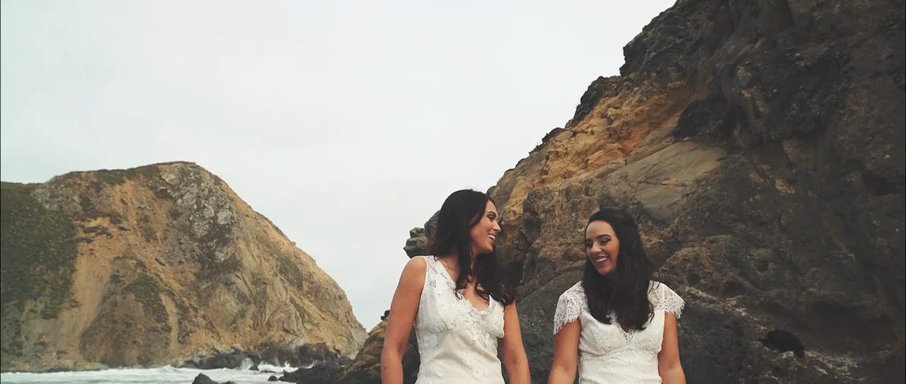 Christie & Ashley wedding film at Big Sur