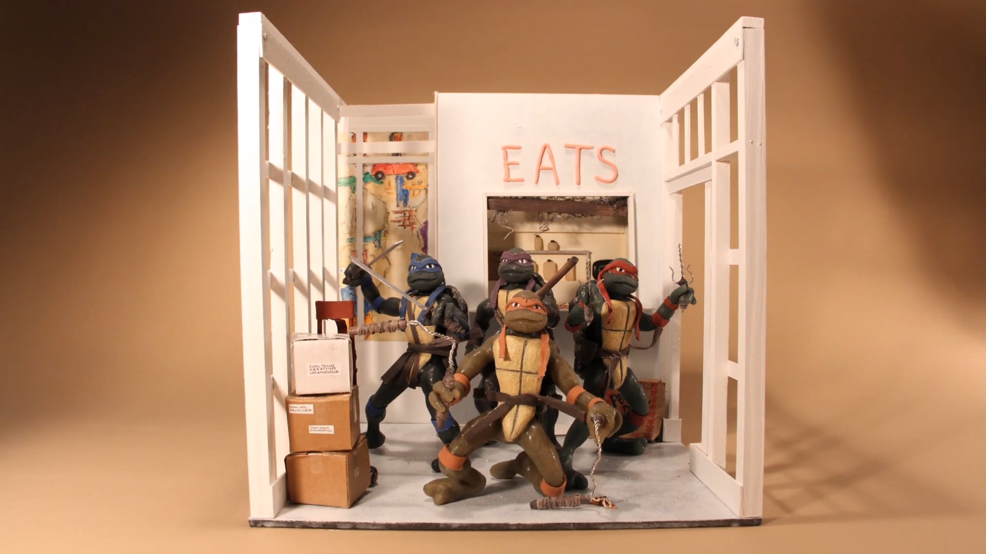 TMNT Stop Motion Animation Set 360