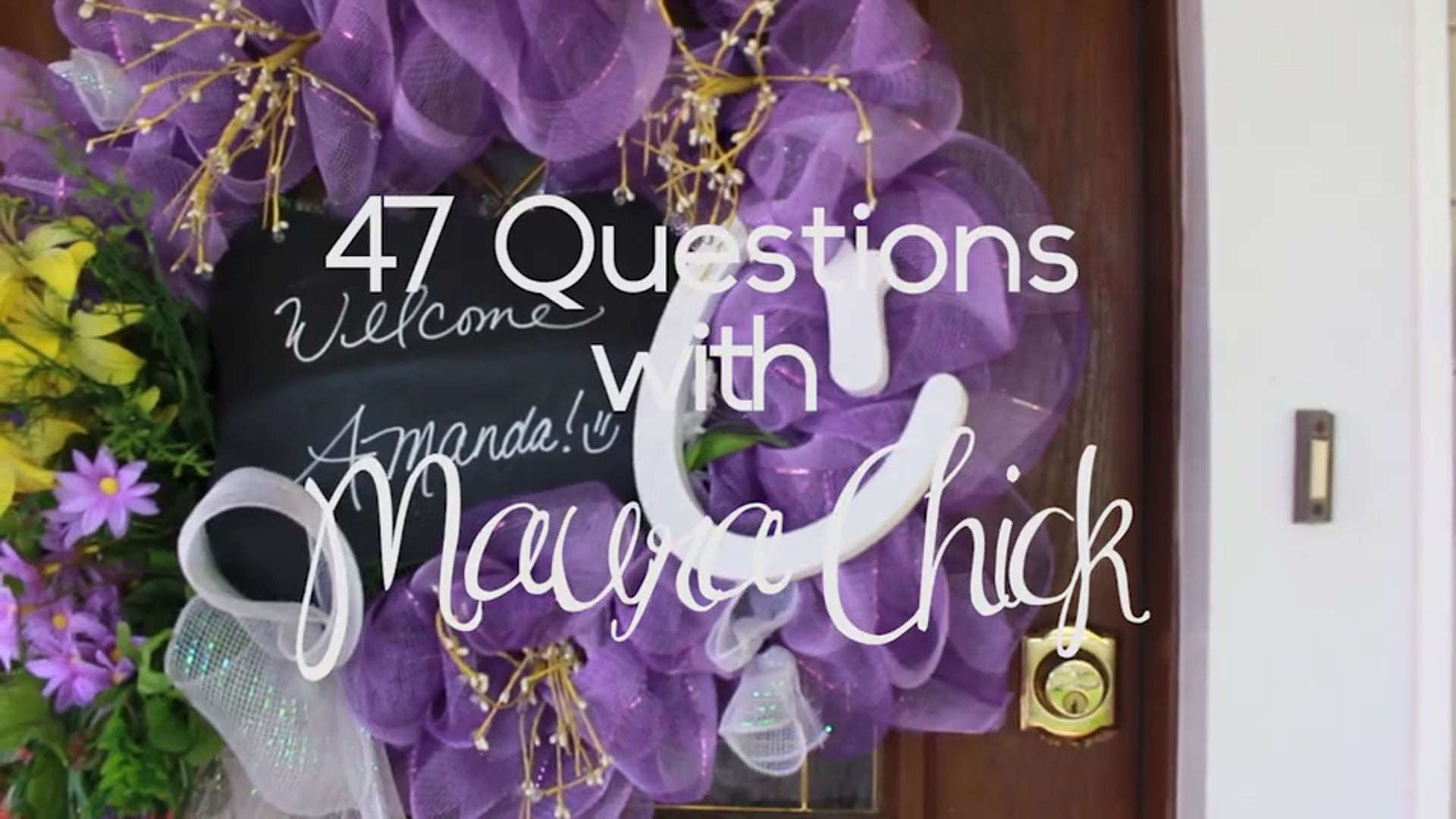 47 Questions with Maura Chick