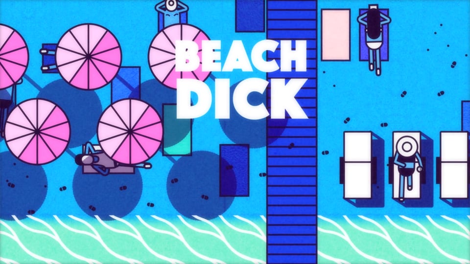 Dick na plaży