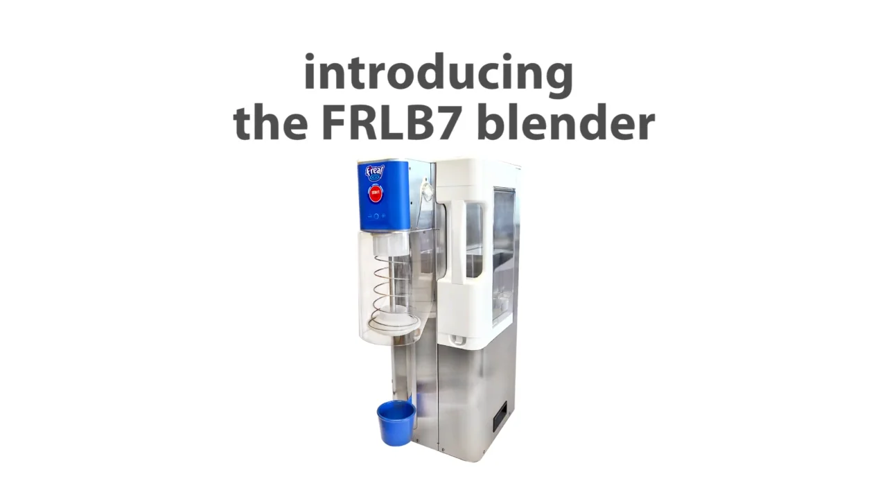 How does the f'real blender work? 