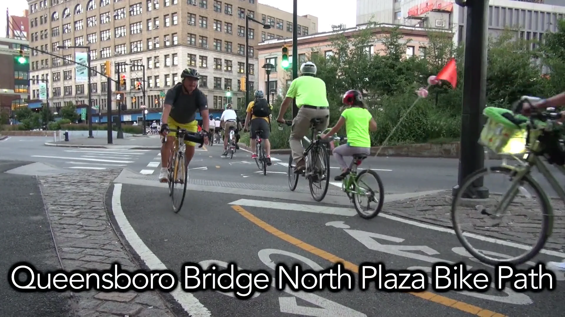 Street Transformations Queensboro Bridge North Plaza Bike Lane 2000 2016 Timeline