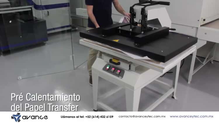 Prensa térmica manual Metalnox® EL 900 on Vimeo