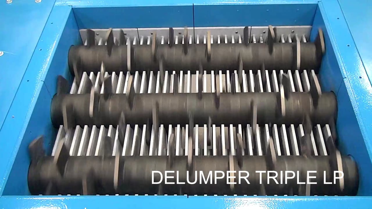 DELUMPER Multi Shaft LP In Action