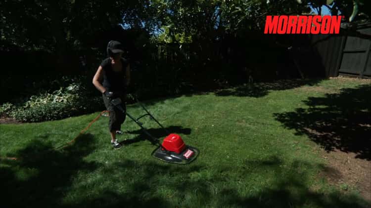 Electric best sale hover mower