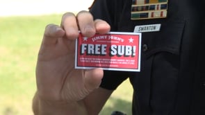 Jimmie Johns Gives Coupons to Waco P.D. for Youth