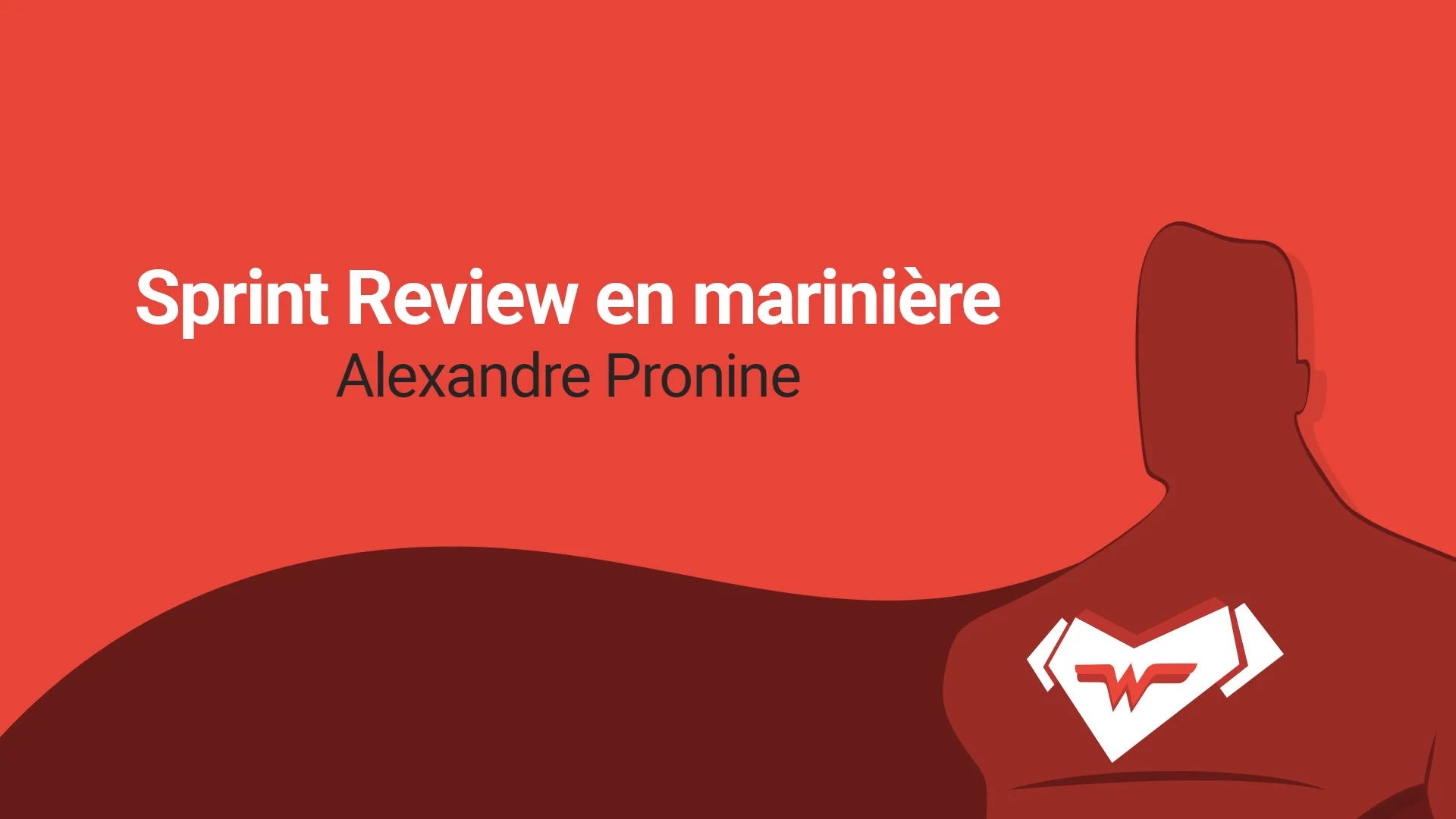 Sprint Review en marinière - Alexandre-Pronine - Sud Web 2016