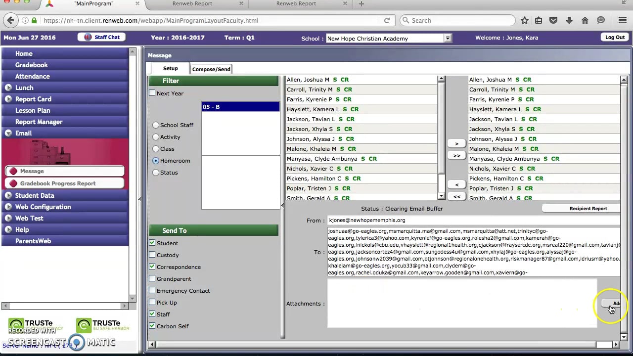 RenWeb Faculty Portal Basics (1) on Vimeo