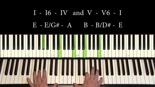 Piano Tutorial 10: The bass line and 1st-inversion chords