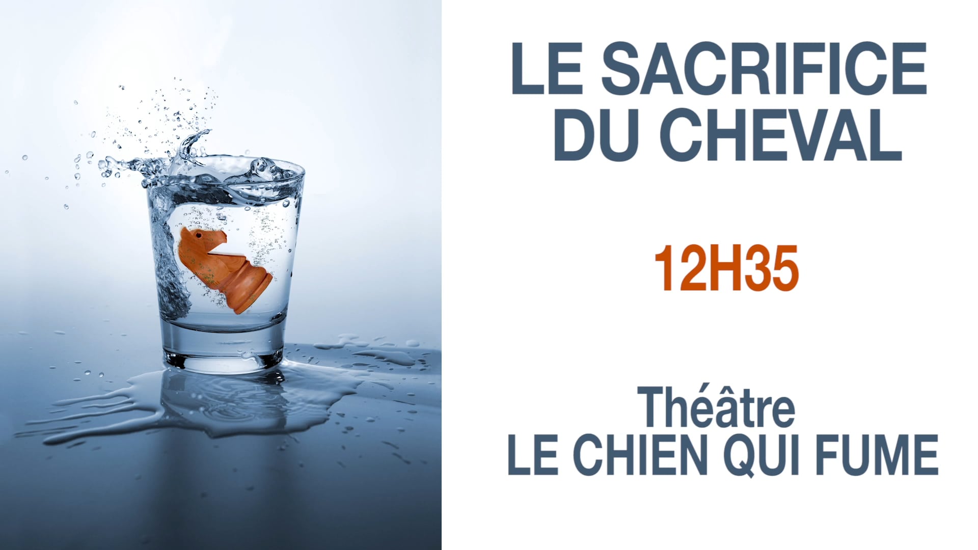 B.A. Le sacrifice du Cheval de Michaël Cohen -Chien qui Fume -Avignon 2016