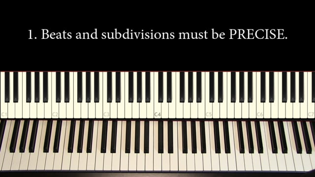 Piano Tutorial 13: Straight rhythms, continued