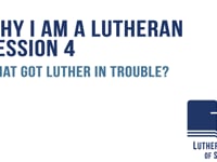 What got Luther in trouble?