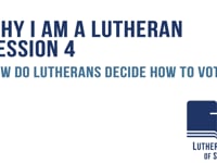 How do Lutherans decide how to vote?