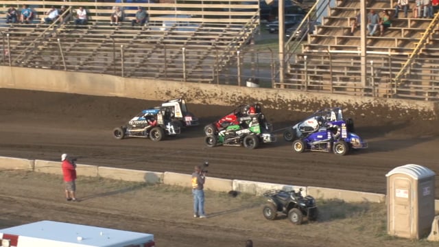 POWRi Lucas Oil National Midget League from Belle-Clair Speedway 6-24-16