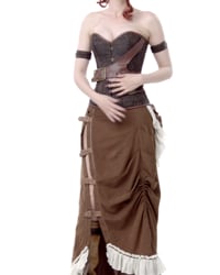 Video: Brown Corset with Buckle