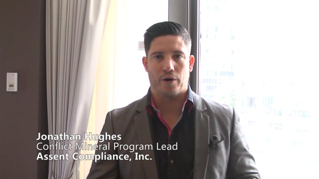 Conflict Minerals Compliance & Supply Chain Transparency Conference - Interview: Jonathan Hughes, Assent Compliance, Inc.