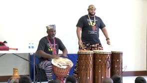 African Drummers at Bledsoe Miller