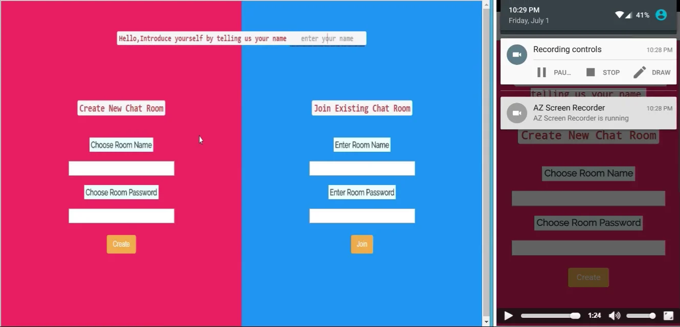group chat app on Vimeo