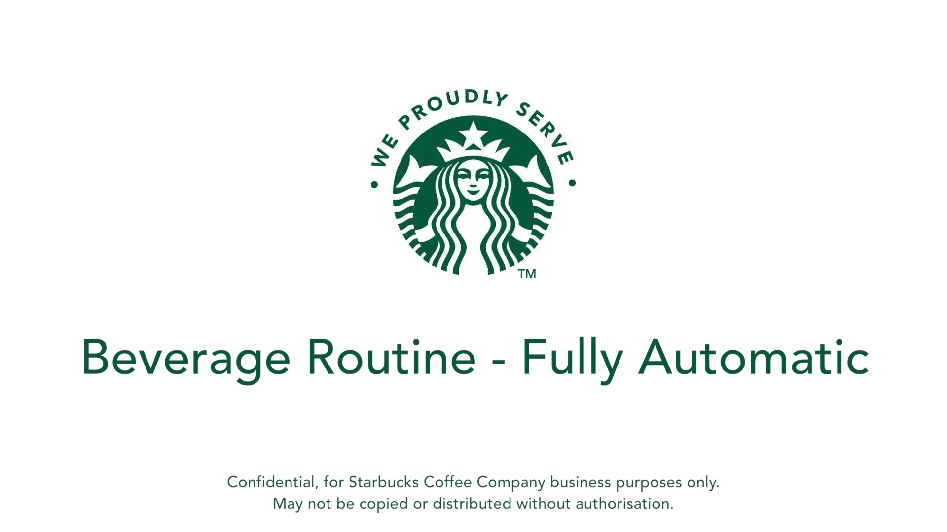 3 Beverage Routine Fully Automatic on Vimeo