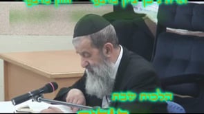 הלכות שבת בגדים תשסח